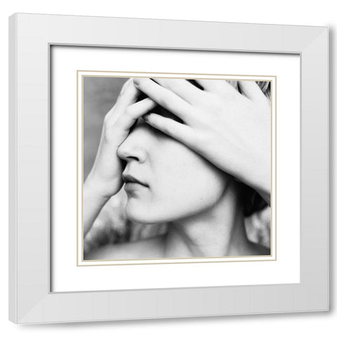 Blind White Modern Wood Framed Art Print with Double Matting by Kornienko, Borislav