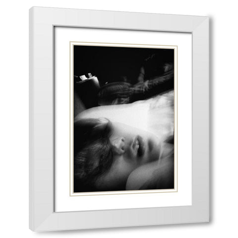Portrait White Modern Wood Framed Art Print with Double Matting by Suzuki, Tatsuo