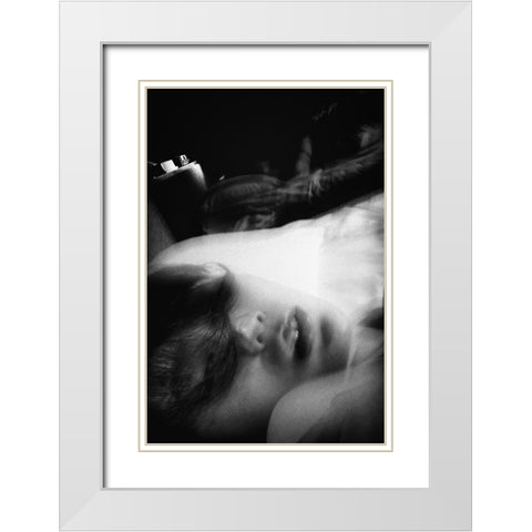 Portrait White Modern Wood Framed Art Print with Double Matting by Suzuki, Tatsuo
