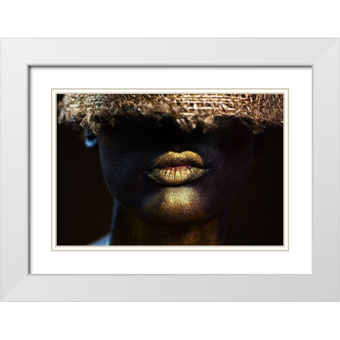 Imperfect White Modern Wood Framed Art Print with Double Matting by Kovalev, Ivan