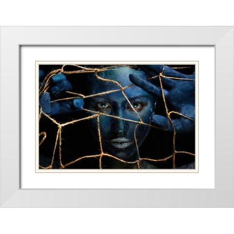 Endangered Species White Modern Wood Framed Art Print with Double Matting by Kovalev, Ivan