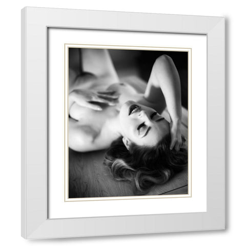 Passion White Modern Wood Framed Art Print with Double Matting by Dixon, Colin