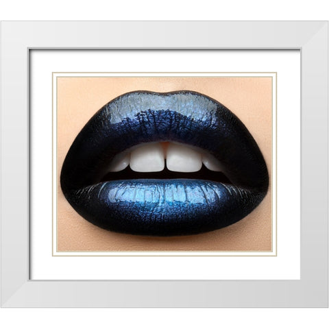 Macro Beauty White Modern Wood Framed Art Print with Double Matting by Malikov, Alex