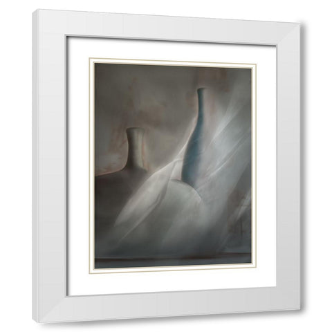Arredamento Tranquillo White Modern Wood Framed Art Print with Double Matting by Claes, Gilbert