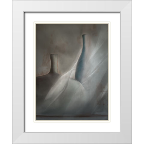 Arredamento Tranquillo White Modern Wood Framed Art Print with Double Matting by Claes, Gilbert