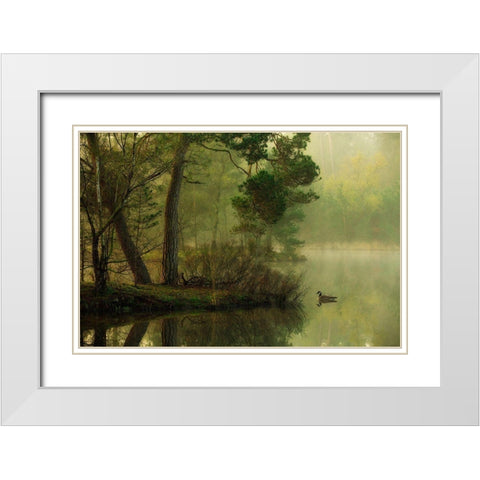 Mood Of Spring White Modern Wood Framed Art Print with Double Matting by Van Dongen, Anton