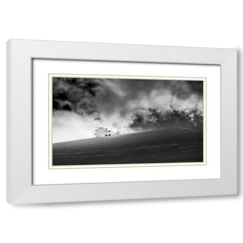 After 30 Cm Of Fresh Snow White Modern Wood Framed Art Print with Double Matting by Verbiest, Eric