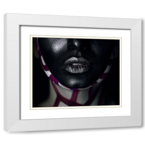 Showbiz White Modern Wood Framed Art Print with Double Matting by Kovalev, Ivan