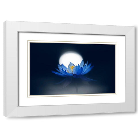 Fleeting Dream White Modern Wood Framed Art Print with Double Matting by Suzuki, Takashi