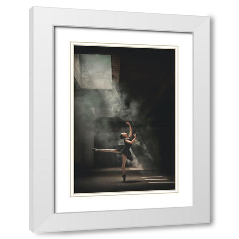 Sashafadilaa White Modern Wood Framed Art Print with Double Matting by Kisworo, Sebastian