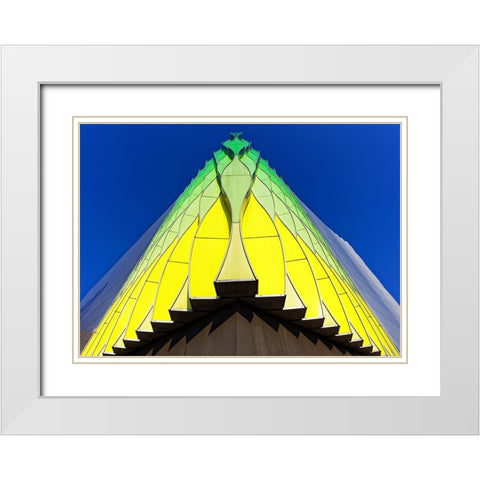 Umcg Groningen White Modern Wood Framed Art Print with Double Matting by Fleckenstein, Martin
