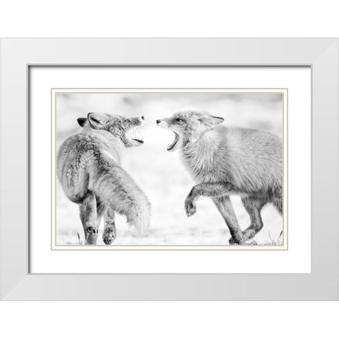 Winter Dream 2 White Modern Wood Framed Art Print with Double Matting by Itoyama, Eiji