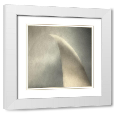 Arco Doro White Modern Wood Framed Art Print with Double Matting by Claes, Gilbert