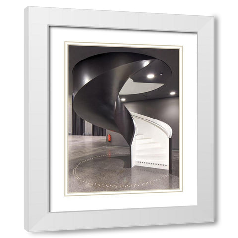 Futurium-Berlin White Modern Wood Framed Art Print with Double Matting by Fleckenstein, Martin
