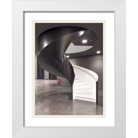 Futurium-Berlin White Modern Wood Framed Art Print with Double Matting by Fleckenstein, Martin