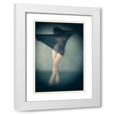 Stretch White Modern Wood Framed Art Print with Double Matting by Brackstone, Mel