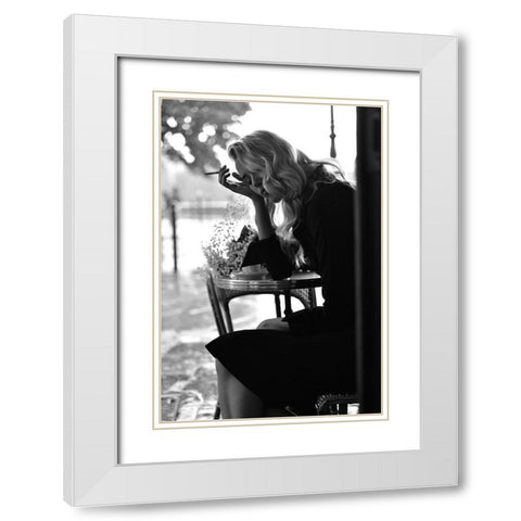 Holding Back The Years ... Part 4 White Modern Wood Framed Art Print with Double Matting by Peter Muller Photography