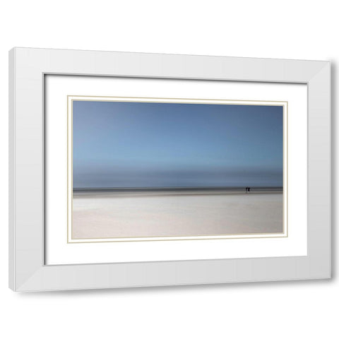 The Beach Boys White Modern Wood Framed Art Print with Double Matting by Claes, Gilbert