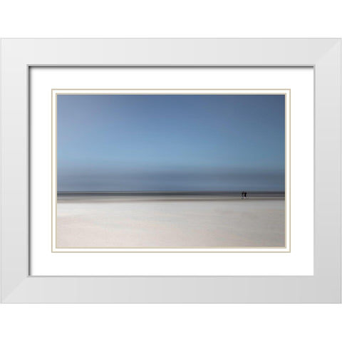 The Beach Boys White Modern Wood Framed Art Print with Double Matting by Claes, Gilbert