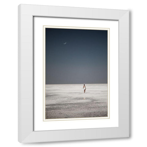 What Will Remain After You ... White Modern Wood Framed Art Print with Double Matting by Fedotov, Vadim