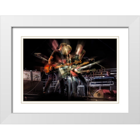 Pretenders White Modern Wood Framed Art Print with Double Matting by Domont, Jois