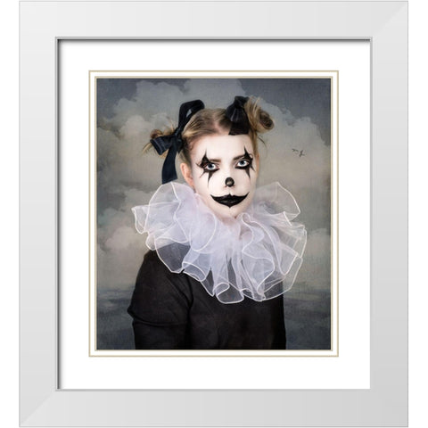 Life Is A Circus White Modern Wood Framed Art Print with Double Matting by Blease, Joan