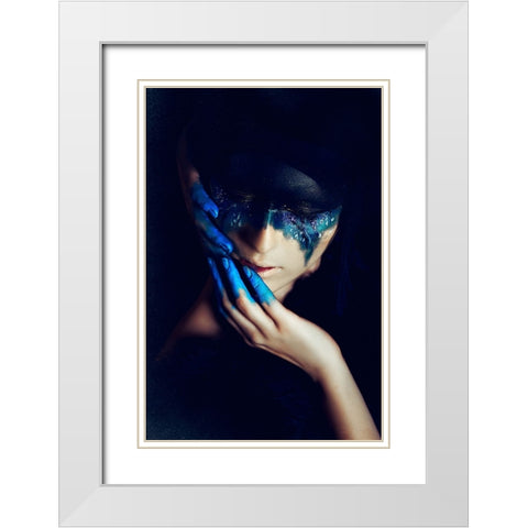 Empathy White Modern Wood Framed Art Print with Double Matting by Bolgov, Ruslan