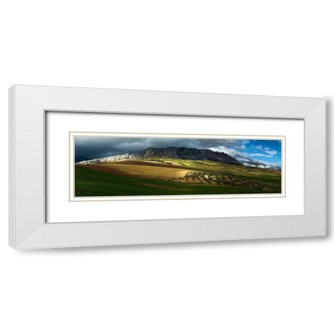 Villanueva De La Concepcion White Modern Wood Framed Art Print with Double Matting by Witjes, Max