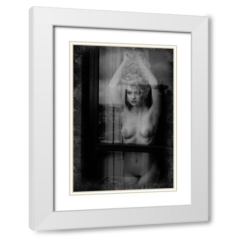 Window Shopping White Modern Wood Framed Art Print with Double Matting by Brackstone, Mel