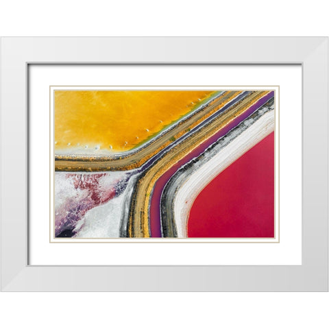 Zipper! White Modern Wood Framed Art Print with Double Matting by Maor, Ofer