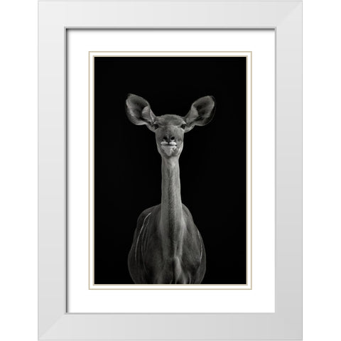To Be Standing To Attention White Modern Wood Framed Art Print with Double Matting by Guillemot, Mathilde