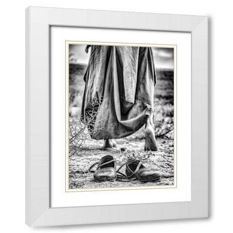 Passenger White Modern Wood Framed Art Print with Double Matting by Saeidinia, Afshin