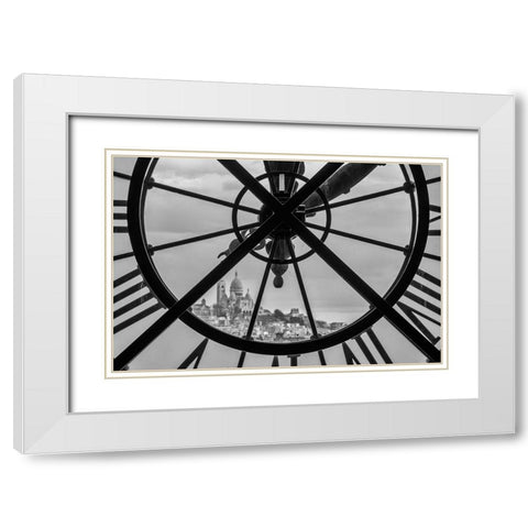 A View Through Time White Modern Wood Framed Art Print with Double Matting by Raif, Joshua