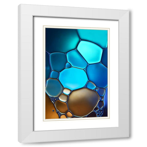 Different Shapes Ll White Modern Wood Framed Art Print with Double Matting by Westum, Heidi