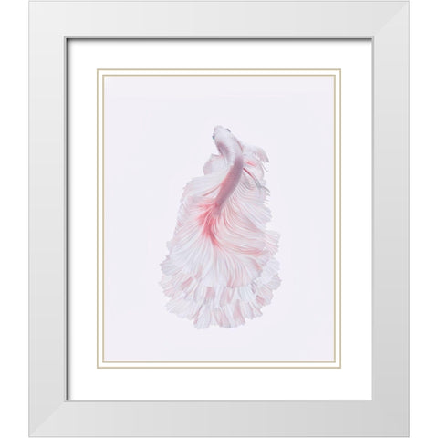 The White Dress White Modern Wood Framed Art Print with Double Matting by Halil, Andi
