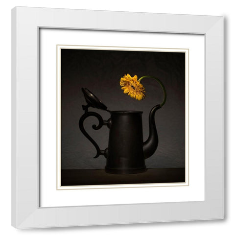 Is It Me In There? White Modern Wood Framed Art Print with Double Matting by De Kogel, Wieteke