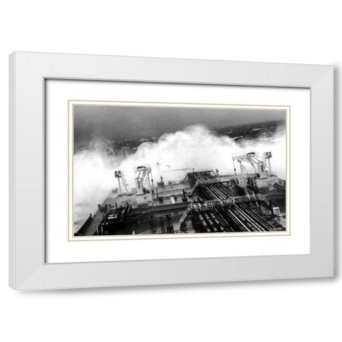 Storm White Modern Wood Framed Art Print with Double Matting by Nesvetaylov, Dmitry