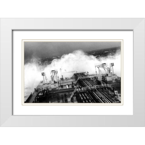 Storm White Modern Wood Framed Art Print with Double Matting by Nesvetaylov, Dmitry
