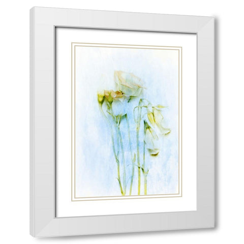 The Unconscious Beauties White Modern Wood Framed Art Print with Double Matting by Devos, Delphine