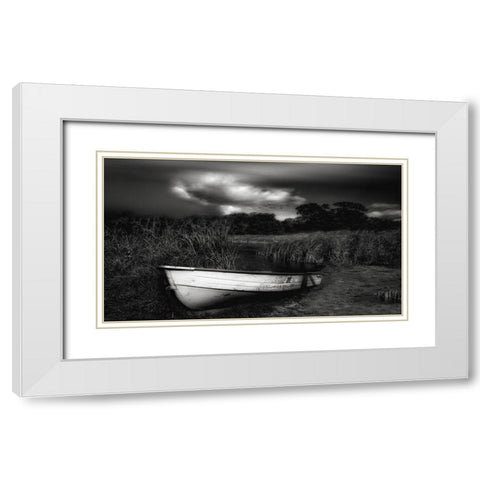 Beautiful! Magnificent Desolation... White Modern Wood Framed Art Print with Double Matting by Depaepe, Yvette