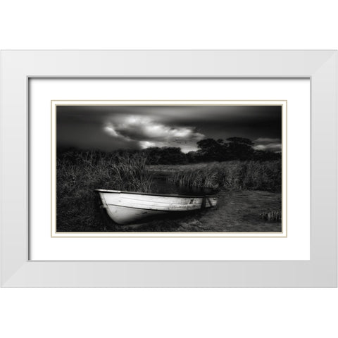 Beautiful! Magnificent Desolation... White Modern Wood Framed Art Print with Double Matting by Depaepe, Yvette