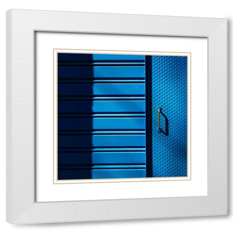 Industrial Detail Barcelona White Modern Wood Framed Art Print with Double Matting by Schuster, Inge