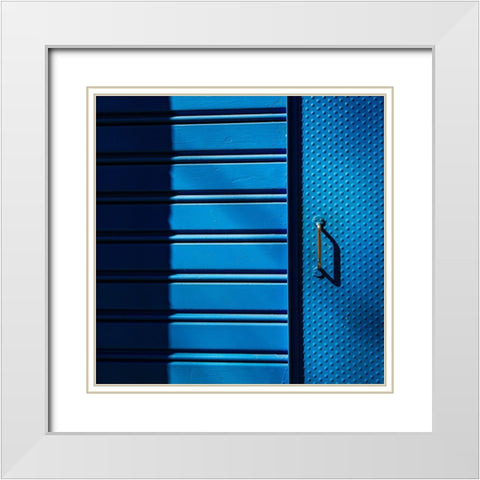 Industrial Detail Barcelona White Modern Wood Framed Art Print with Double Matting by Schuster, Inge