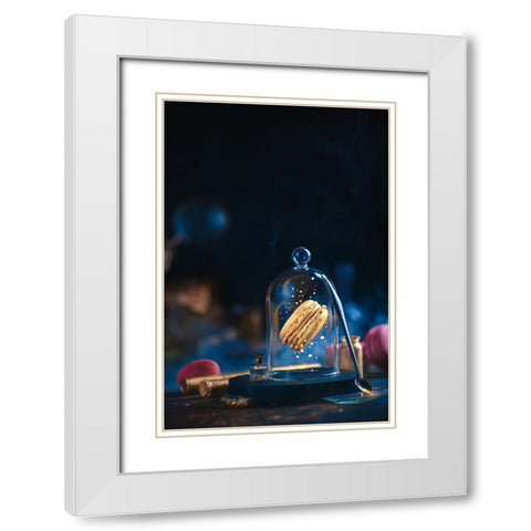 My Precious White Modern Wood Framed Art Print with Double Matting by Belenko, Dina