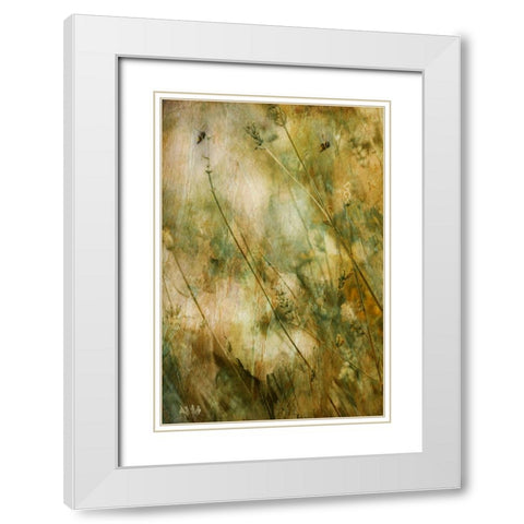 To Each A Season White Modern Wood Framed Art Print with Double Matting by Devos, Delphine