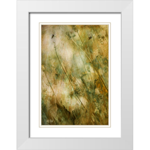 To Each A Season White Modern Wood Framed Art Print with Double Matting by Devos, Delphine