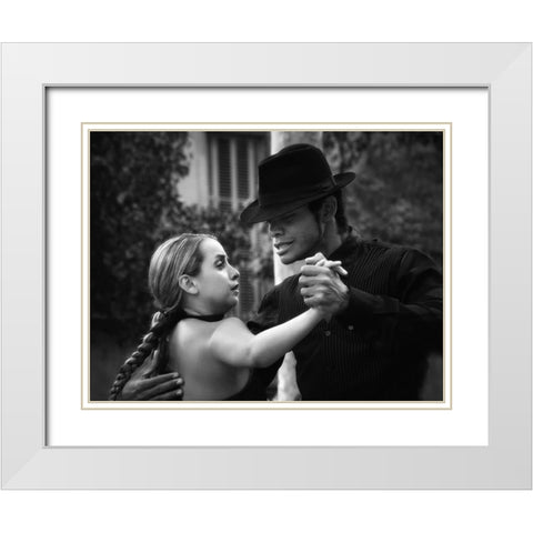 Passion On The Streets White Modern Wood Framed Art Print with Double Matting by Depaepe, Yvette
