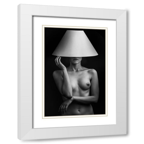 The Switch White Modern Wood Framed Art Print with Double Matting by Valevicius, Aurimas