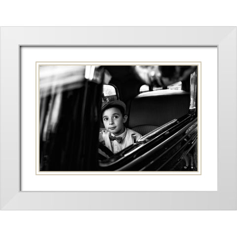Untitled White Modern Wood Framed Art Print with Double Matting by Lucidi, Riccardo