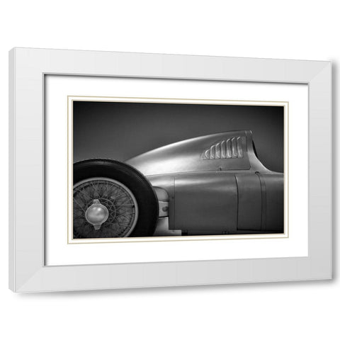 Prototype White Modern Wood Framed Art Print with Double Matting by Apers, Marc